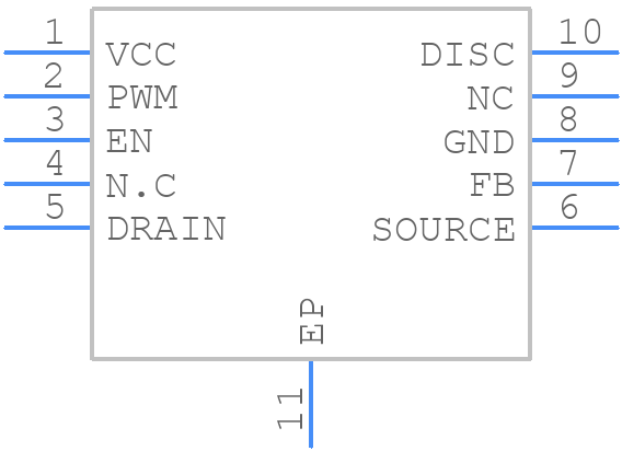 STCS2SPR - STMicroelectronics - PCB symbol