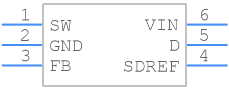LT3462AES6#TRMPBF - Analog Devices - PCB symbol