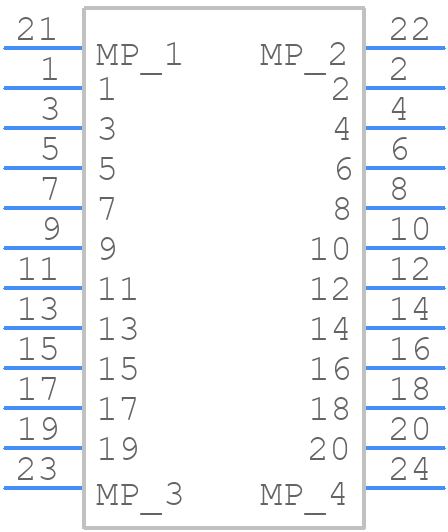 0525592033 - Molex - PCB symbol
