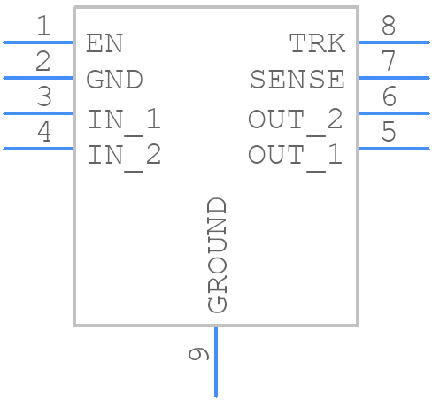 ADP1707ARDZ-3.3-R7 - Analog Devices - PCB symbol