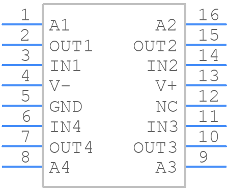 HI3-0201HS-5Z - Renesas Electronics - PCB symbol