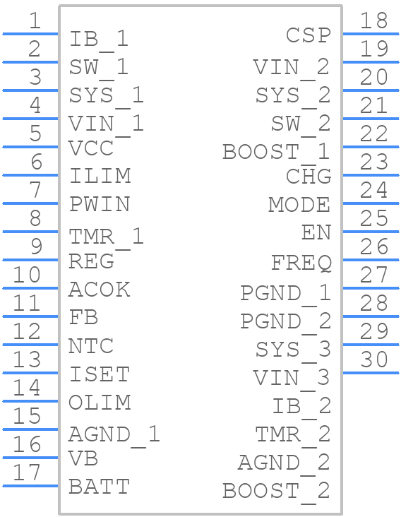 MP2636GR-P - Monolithic Power Systems (MPS) - PCB symbol