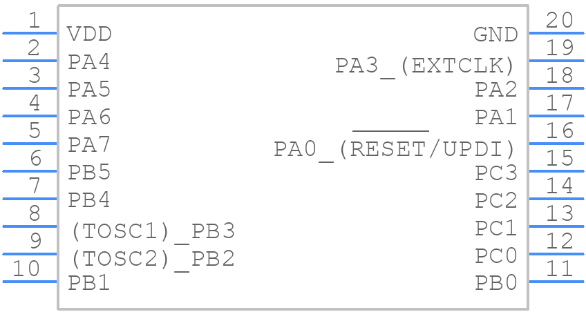 ATTINY416-SNR - Microchip - PCB symbol