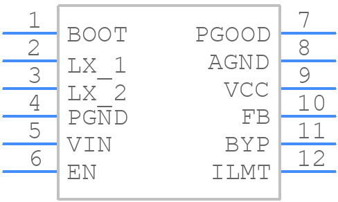 RT6278BHGQUF - RICHTEK - PCB symbol