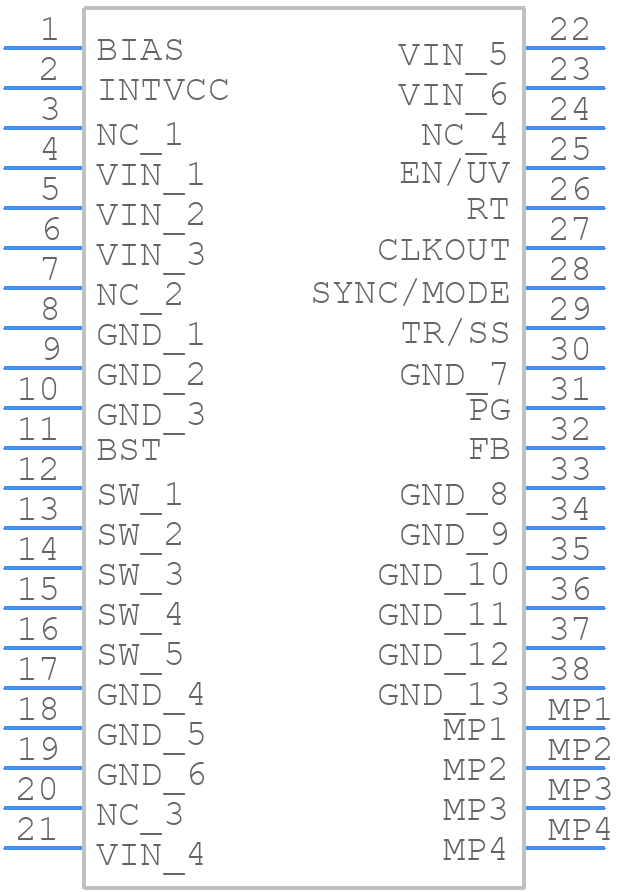 LT8645SEV-2#PBF - Analog Devices - PCB symbol