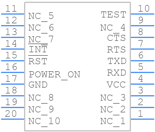 FEP01TJ - Futaba Elec - PCB symbol