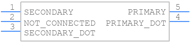 ETC1-1T-5TR - MACOM - PCB symbol