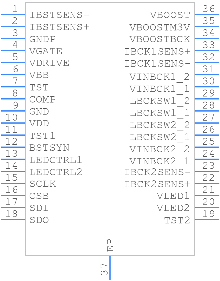 NCV78763DQ9R2G - onsemi - PCB symbol