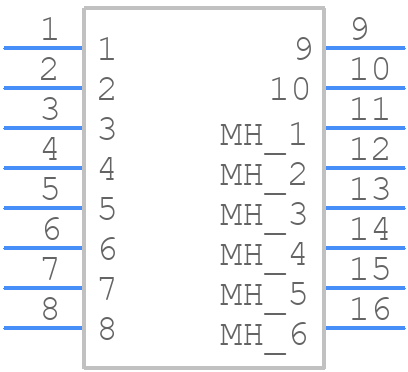 TFM-105-02-L-D-DS - SAMTEC - PCB symbol