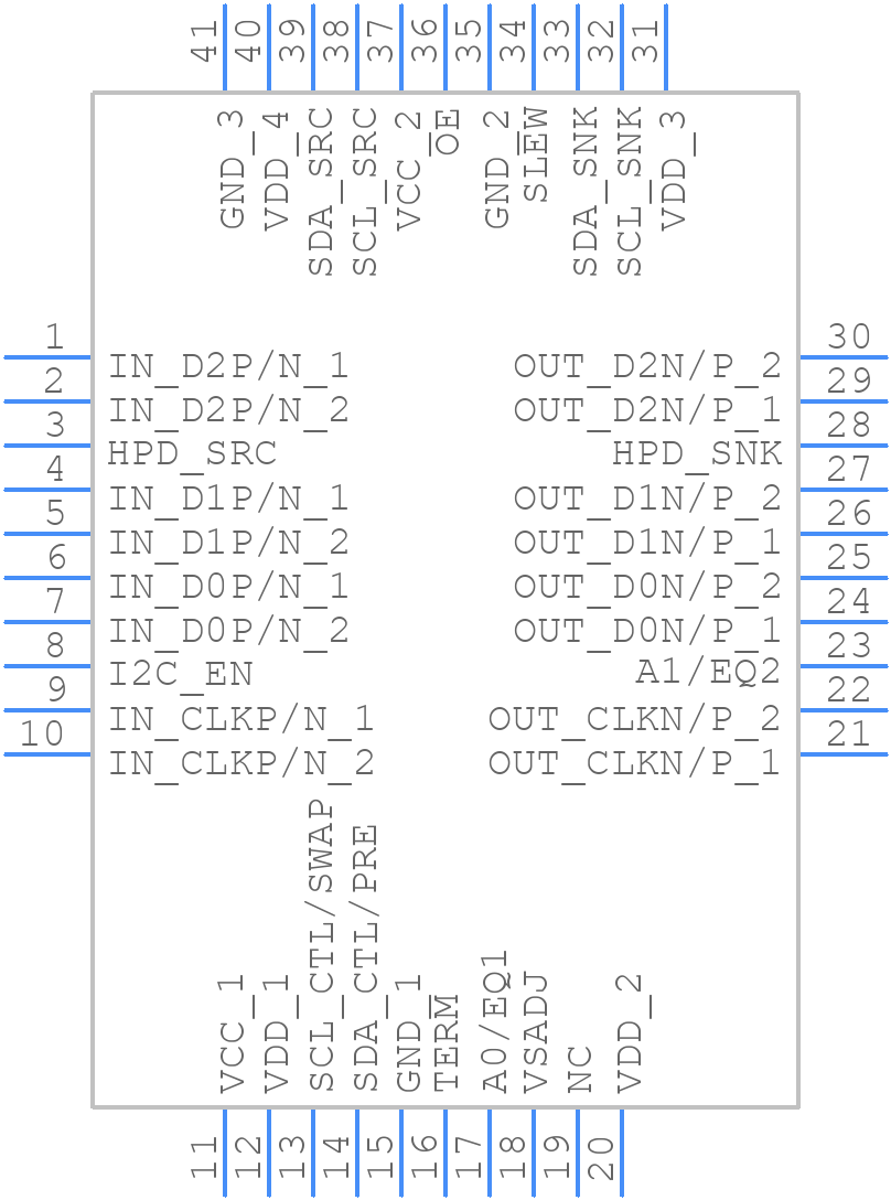 TDP158RSBR - Texas Instruments - PCB symbol
