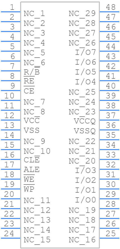 H27UAG8T2BTR-BC - Hynix - PCB symbol