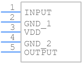 TC4422VAT - Microchip - PCB symbol