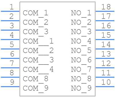 208-9 - CTS - PCB symbol