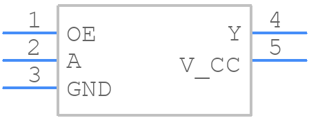 74LVC1G126DCKTG4 - Texas Instruments - PCB symbol