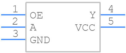 74LVC1G126DCKTE4 - Texas Instruments - PCB symbol