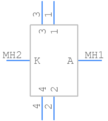 TL1240GQ - E-Switch - PCB symbol