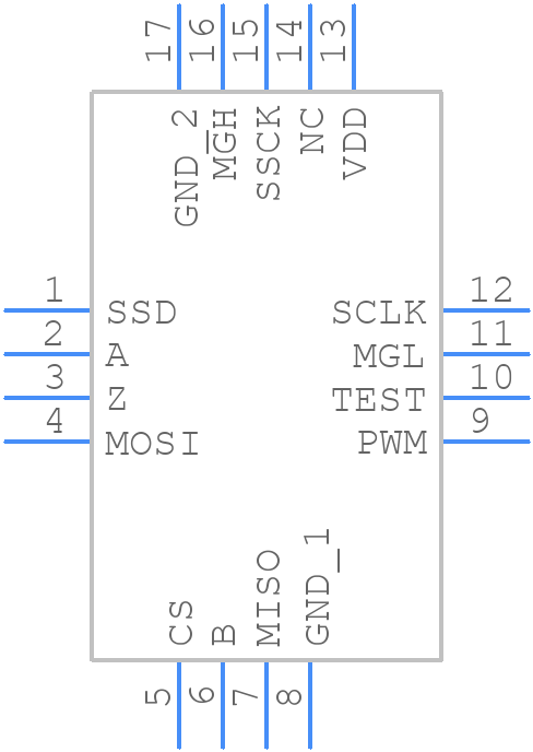MA702GQ-P - Monolithic Power Systems (MPS) - PCB symbol