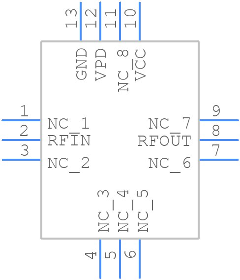 HMC3653LP3BETR - Analog Devices - PCB symbol