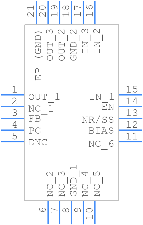 TPS7A5201QRGRRQ1 - Texas Instruments - PCB symbol