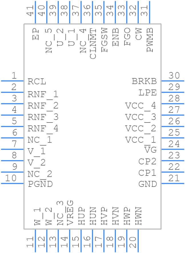BD63005AMUV-E2 - ROHM Semiconductor - PCB symbol