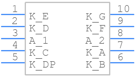 SA56-21SRWA - Kingbright - PCB symbol