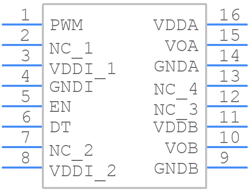 SI8274GB4D-IS1 - Silicon Labs - PCB symbol