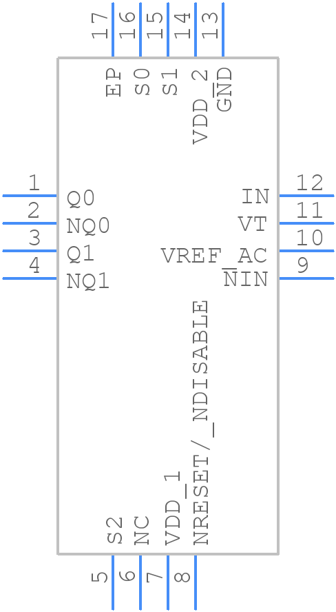 8S89875AKILFT - Renesas Electronics - PCB symbol
