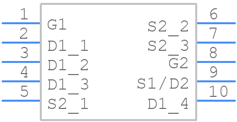 SIZ322DT-T1-GE3 - Vishay - PCB symbol