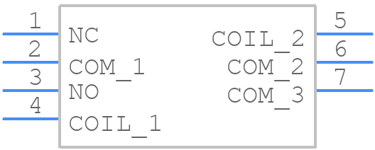 MCCMA4-S-DC12V-C-E - Multicomp Pro - PCB symbol