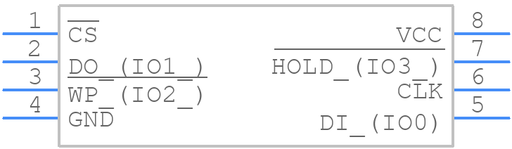 W25Q80EWSNIG - Winbond - PCB symbol