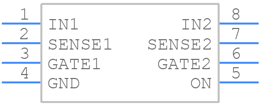 MAX5904ESA+ - Analog Devices - PCB symbol