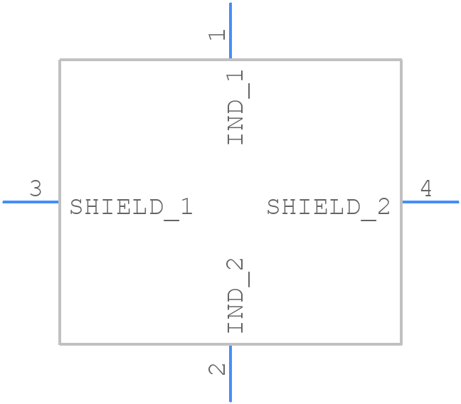 IHLE2525CDER4R7M5A - Vishay - PCB symbol