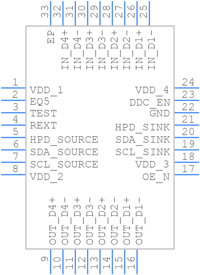 PTN3365BSMP - NXP - PCB symbol