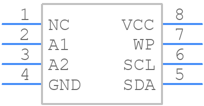 AT24CM01-SSHM-T - Microchip - PCB symbol