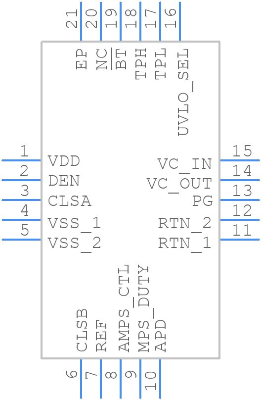 TPS2373-3RGWR - Texas Instruments - PCB symbol