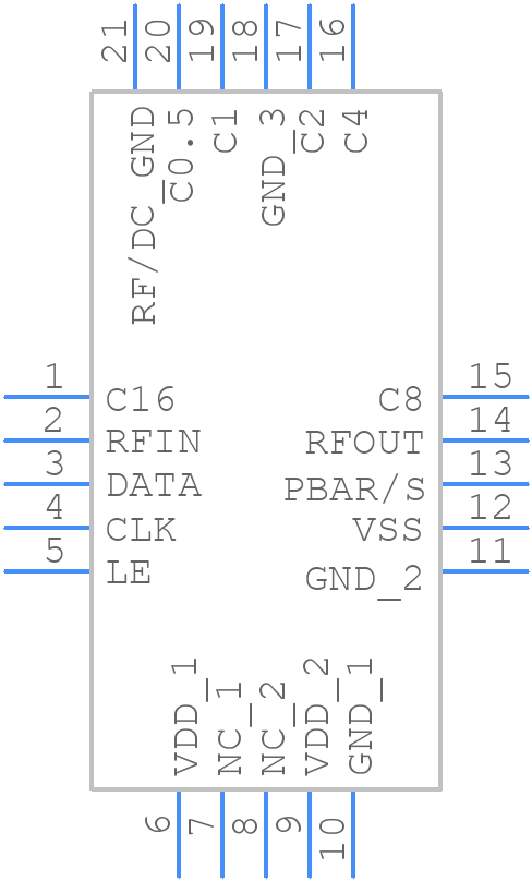 QPC3614TR13 - Qorvo - PCB symbol