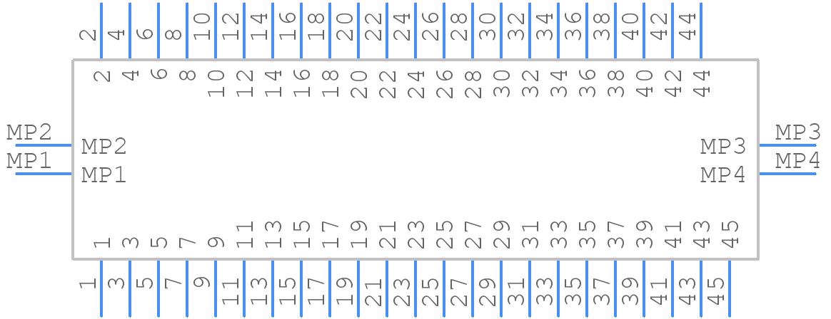 501951-4500 - Molex - PCB symbol