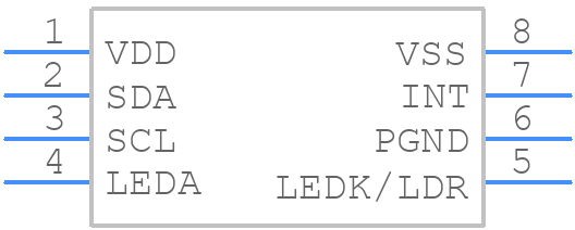 TMD27253M - ams OSRAM - PCB symbol