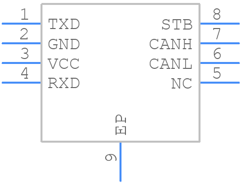 NCV7344MW3R2G - onsemi - PCB symbol