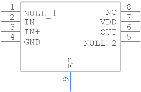 TLC081CDGN - Texas Instruments - PCB symbol