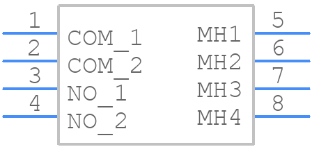 TL53BF160Q - E-Switch - PCB symbol