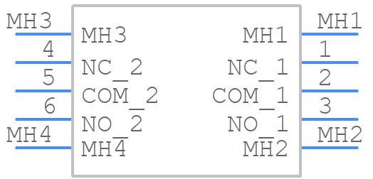 AS22AB - NKK Switches - PCB symbol