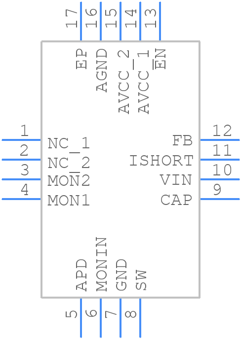 TPS61391RTET - Texas Instruments - PCB symbol