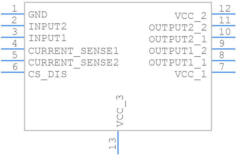 VND5E050AJTR-E - STMicroelectronics - PCB symbol