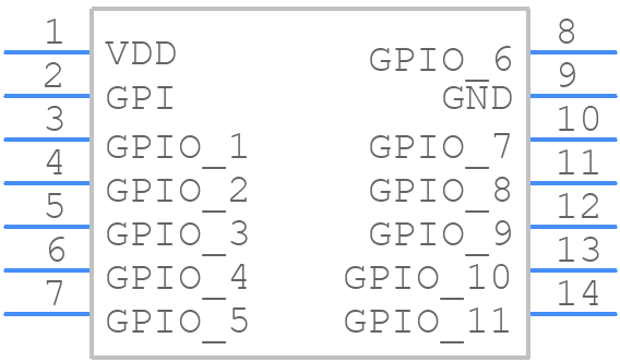 SLG46169V-SKT - Silego Technology - PCB symbol