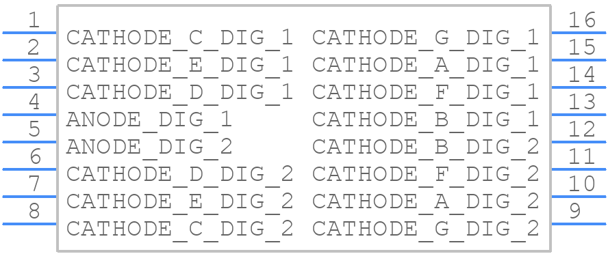 DA04-11GWA - Kingbright - PCB symbol