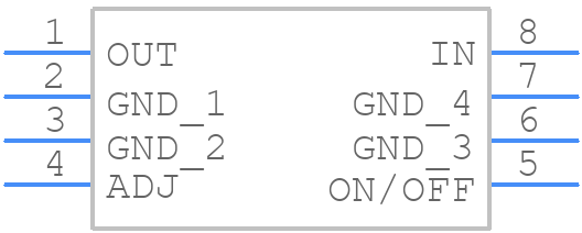 LM2931CMX - Texas Instruments - PCB symbol