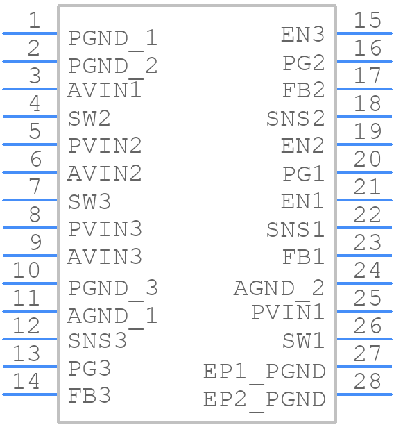 MIC23451-AAAYFL-TR - Microchip - PCB symbol