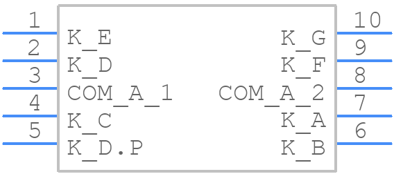 LAP-601VB - ROHM Semiconductor - PCB symbol