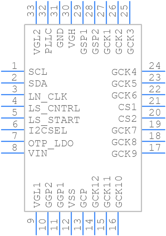 TPS65680RSNT - Texas Instruments - PCB symbol